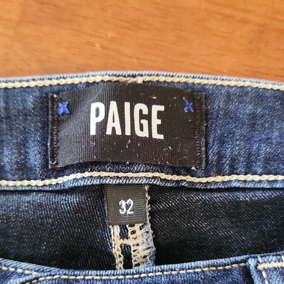 PAIGE Indigo Denim Jeans - Picture 2 of 14